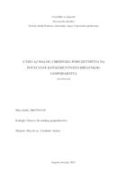 prikaz prve stranice dokumenta Utjecaj malog i srednjeg poduzetništva na povećanje konkurentnosti hrvatskog gospodarstva