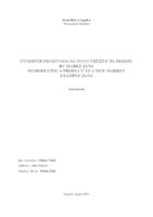 prikaz prve stranice dokumenta UVOĐENJE PROIZVODA NA NOVO TRŽIŠE NA PRIMJERU MARKE JANA