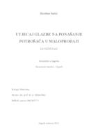 prikaz prve stranice dokumenta UTJECAJ GLAZBE NA PONAŠANJE POTROŠAČA U MALOPRODAJI