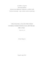prikaz prve stranice dokumenta Strategijska analiza industrije informacijskih tehnologija Republike Hrvatske