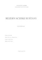 prikaz prve stranice dokumenta REZERVACIJSKI SUSTAVI