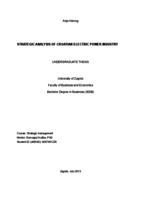 prikaz prve stranice dokumenta Strategic analysis of Croatian electric power industry