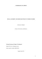 prikaz prve stranice dokumenta Fiscal austerity and monetary policy in times of crisis