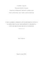 prikaz prve stranice dokumenta Utjecaj krize uzrokovane pandemijom COVID-19 na implementaciju menadžmenta promjena unutar grupacije Grand Automotive