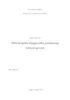 prikaz prve stranice dokumenta Diferencijalna dijagnostika poremećaja tečnosti govora