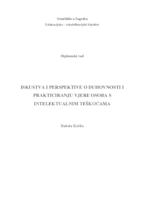 prikaz prve stranice dokumenta Iskustva i perspektive o duhovnosti i prakticiranju vjere osoba s intelektualnim teškoćama