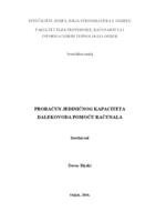 prikaz prve stranice dokumenta Proračun jediničnog kapaciteta dalekovoda pomoću računala