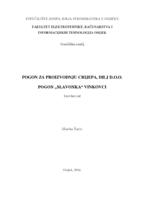 prikaz prve stranice dokumenta Pogon za proizvodnju crijepa, DILJ d.o.o. Pogon Slavonka Vinkovci