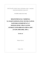 prikaz prve stranice dokumenta Rekonstrukcija i mjerenja na maketi  jednofaznog neopravljivog naponskog izmjenjivača u mosnom spoju upravljanog s pomoću integriranog kruga 4047; 12V/230V,50Hz-60Hz, 100VA