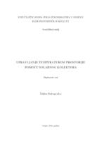 prikaz prve stranice dokumenta Upravljanje temperaturom prostorije pomoću solarnog kolektora