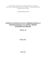 prikaz prve stranice dokumenta Optimalna ponuda sustava hidroelektrana i vjetroelektrana na CROPEX tržištu električne energije