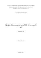 prikaz prve stranice dokumenta Utjecaj na elektroenergetsku mrežu MHE Korana snage 354  kW