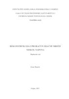 prikaz prve stranice dokumenta Rekonstukcija i proračun zračne mreže niskog napona