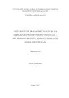 prikaz prve stranice dokumenta Inteligentni transportni sustav za dijeljenje prometnih informacija u stvarnom vremenu pomoću pametnih mobilnih uređaja