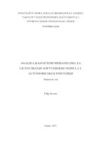 prikaz prve stranice dokumenta Analiza različitih mehanizama za licenciranje softverskih modula u automobilskoj industriji