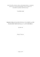 prikaz prve stranice dokumenta Mikroupravljački sustav za emulaciju električnih signala u automobilu