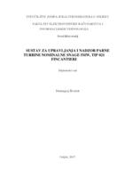 prikaz prve stranice dokumenta Sustav za upravljanje i nadzor parne turbine nominalne snage 5MW, tip 021 Fincantieri