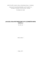 prikaz prve stranice dokumenta Analiza magnetskih krugova korištenjem ANSYS-a