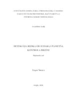 prikaz prve stranice dokumenta Detekcija rizika od sudara i pametna kontrola brzine