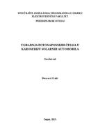 prikaz prve stranice dokumenta Ugradnja fotonaponskih ćelija u karoseriju solarnih automobila