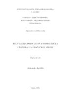 prikaz prve stranice dokumenta Regulacija pozicije dva hidraulička cilindra u mehaničkoj sprezi