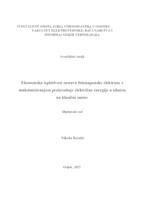 prikaz prve stranice dokumenta Ekonomska isplativost sustava fotonaponske elektrane s maksimiziranjem proizvodnje električne energije u odnosu na klasični sustav