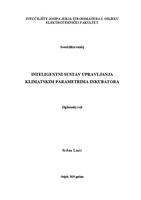 prikaz prve stranice dokumenta Inteligentni sustav upravljanja klimatskim parametrima inkubatora