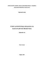 prikaz prve stranice dokumenta Utjecaj postupaka spajanja na rastavljivost proizvoda