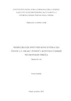 prikaz prve stranice dokumenta Modeliranje dnevnih koncentracije čestica u zrak pomoću konvolucijskih neuronskih mreža