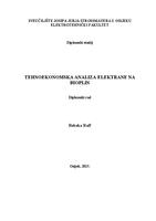 prikaz prve stranice dokumenta Tehnoekonomska analiza elektrane na bioplin