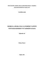 prikaz prve stranice dokumenta Mobilna aplikacija za podršku zaštiti vinogradarskih i voćarskih nasada