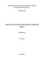 prikaz prve stranice dokumenta Upravljanje potrošnjom pomoću naprednih mreža