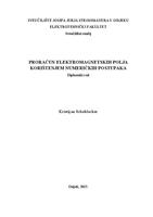 prikaz prve stranice dokumenta Proračun elektromagnetskih polja korištenjem numeričkih postupaka