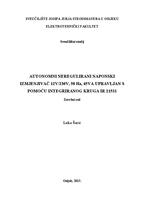 prikaz prve stranice dokumenta Autonomni neregulirani naponski izmjenjivač 12V/230V,50Hz,45VA upravljan s pomoću integriranog kruga IR 21531