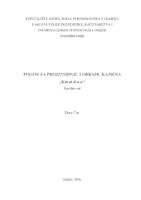 prikaz prve stranice dokumenta Pogon za proizvodnju i obradu kamena