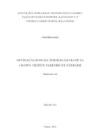 prikaz prve stranice dokumenta Optimalna ponuda termoelektrane na CROPEX tržištu električne energije