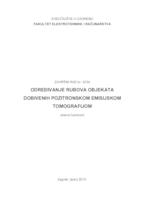 prikaz prve stranice dokumenta Određivanje rubova objekata dobivenih pozitronskom emisijskom tomografijom