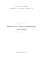 prikaz prve stranice dokumenta Modeliranje i proračun optimalnih tokova snaga