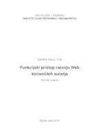 prikaz prve stranice dokumenta Funkcijski pristup razvoju Web korisničkih sučelja