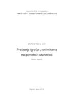 prikaz prve stranice dokumenta Praćenje igrača u snimkama nogometnih utakmica