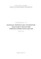 prikaz prve stranice dokumenta Mjerenje temperature otporničkim osjetilima s negativnim temperaturnim koeficijentom