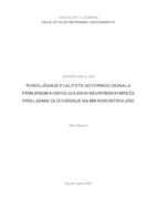 prikaz prve stranice dokumenta Poboljšanje kvalitete govornog signala primjenom konvolucijskih neuronskih mreža prikladnih za izvođenje na mikrokontroleru