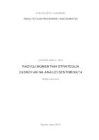 prikaz prve stranice dokumenta Razvoj momentnih strategija zasnovan na analizi sentimenta