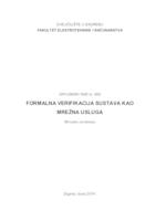 prikaz prve stranice dokumenta Formalna verifikacija sustava kao mrežna usluga