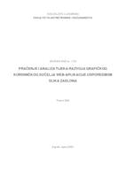 prikaz prve stranice dokumenta Praćenje i analiza tijeka razvoja grafičkog korisničkog sučelja web-aplikacije usporedbom slika zaslona