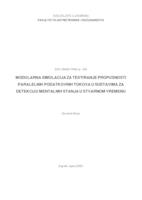 prikaz prve stranice dokumenta Modularna simulacija za testiranje propusnosti paralelnih podatkovnih tokova u sustavima za detekciju mentalnih stanja u stvarnom vremenu