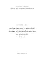 prikaz prve stranice dokumenta Navigacija u multi-agentskom sustavu primjenom konsenzusa po povjerenju