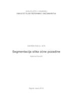 prikaz prve stranice dokumenta Segmentacija slika očne pozadine