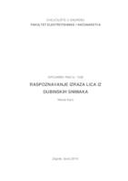 prikaz prve stranice dokumenta Raspoznavanje izraza lica iz dubinskih snimaka