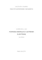 prikaz prve stranice dokumenta Pohrana energije iz vjetrenih elektrana